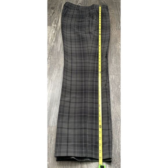 Nike Golf Pants Mens 32x32 Gray Black Tartan Plaid DriFit Performance Stretc - Picture 5 of 13